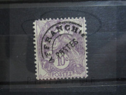 VEND BEAU TIMBRE PREOBLITERE DE FRANCE N° 43 , SURCHARGE DEFECTUEUSE , SANS GOMME !!! - Used Stamps