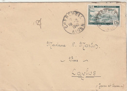 Algérie Lettre Cachet CHERCHELL Alger 10/3/1949 Pour Caylus Tarn Et Garonne - Lettres & Documents