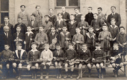 CPA 3160 - Carte Photo - AMPLEPUIS - Musique - La Fanfare De L'Ecole - Groupe Des Violons - Amplepuis