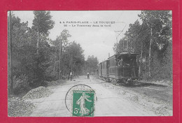 62,- PARIS-PLAGE,- LE TOUQUET - Le Tramway Dans La Forêt - Le Touquet