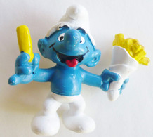 Schtroumpf Frites Schleich Eo 1981 - Poppetjes - Plastic