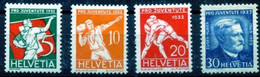 SWITZERLAND 1932 Pro Juventute LHM / *.  Michel 262-65 - Nuovi