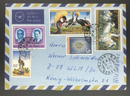 Luftpost Brief Senegal 1975 Nach Ulm - Senegal (1960-...)