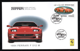 Ferrari Afghanistan Fdc F 512 M 1999. - Cars