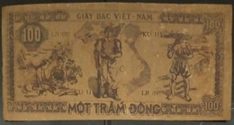 North Vietnam Viet Nam 100 Dong AU Banknote Note 1948 - Pick # 28a / 02 Photos - Vietnam