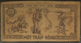 North Vietnam Viet Nam 100 Dong AU Banknote Note 1948 - Pick # 28a / 02 Photos - Viêt-Nam