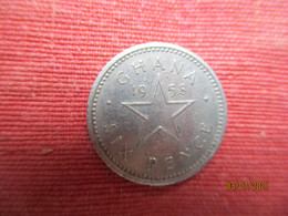 Ghana: 6 Pence 1958 - Ghana