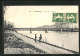 CPA Charmoy, Le Pont De Charmoy - Charmoy