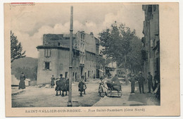 CPA - SAINT-VALLIER-sur-RHÔNE (Drôme) - Rue  Saint Rambert (Côté Nord) - Autres & Non Classés