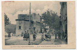 CPA - SAINT-VALLIER-sur-RHÔNE (Drôme) - Rue  Saint Rambert (Côté Nord) - Sonstige & Ohne Zuordnung