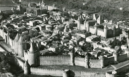 CARCASSONNE VUE D'ENSEMBLE DE LA CITE CLICHE AERIEN J. CELLARD - Carcassonne