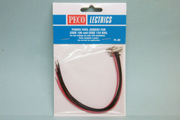 Peco - 8 ÉCLISSES PRÉ-CABLÉ D'ALIMENTATION Code 100 / 124 Réf PL-80 Neuf HO 1/87 - Vías Férreas