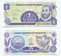 ️ Nicaragua 25 Centavos 1991 #P170 UNCIRCULATED Cordoba Flower - Nicaragua