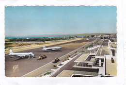 CPSM : 14 X 9. -  NICE.  -  Aéroport  De  Nice-Côte  D'Azur  -  L'Aire  De  Stationnement - Aeronautica – Aeroporto