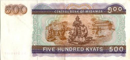 ️ Burma 2004 Statue Makers Crispy & Uncirculated 500 Kyat # P76b Catalog $8.00 - Myanmar