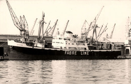 JULIETTE * Carte Photo * Bateau Cargo Paquebot Commerce Marine Marchande ? Compagnie Fabre Line - Koopvaardij