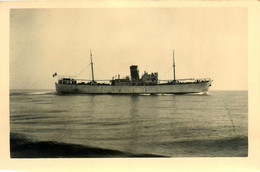 EDEA * Carte Photo * Bateau Cargo Paquebot Commerce Marine Marchande ? Compagnie Fabre Line - Commercio