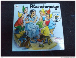 Blancheneige  Germaine Bouret Vinyl 33t Enfantina Disque Vogue Blanche Neige - Kinderlieder