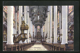 AK Straubing, Inneres Der Jakobskirche - Straubing