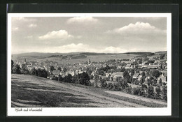 AK Wunsiedel, Totale Von Der Bergwiese Gesehen - Wunsiedel