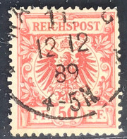 Deutsches Reich Mi.Nr. 50a Gestempelt Geprüft - Other & Unclassified