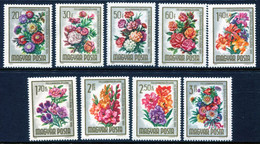 HUNGARY 1965 Liberation Anniversary: Flowers MNH / **.  Michel 2111-19 - Ongebruikt