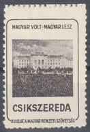 Csíkszereda Miercurea Ciuc High School Grammar - Occupation Revisionism WW1 Romania Hungary Transylvania - MNH - Transilvania