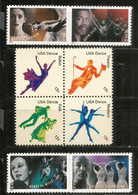 USA. American Dancers And Choreographers.  8 MNH Stamps ** - Dans