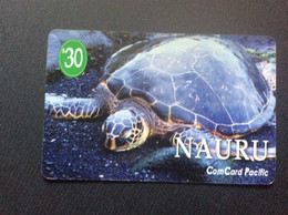 CARTE MAGNÉTIQUE  NAURU  *30  Sea Turtle - Nauru