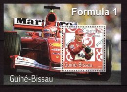 Guinea-Bissau, 2001. [gb0130bl] Formula-1 - Autos