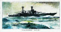 ► N°41  "Colorado" U.S.A. Battleship  MODERN NAVAL CRAFT  Chromo JOHN PLAYERS & SONS  CIGARETTE Imperial Tobacco - Player's
