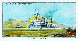 ► N°46  "Cahu" U.S.A. River Battleship  MODERN NAVAL CRAFT  Chromo JOHN PLAYERS & SONS  CIGARETTE Imperial Tobacco - Player's