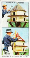 ► GARDEN HINTS - Making A Dovecot - Image Chromo WILL'S CIGARETTE Imperial Tobacco - Wills