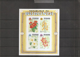 Burundi - Fleurs ( BF 129 Non Dentelé XXX -MNH) - Nuovi