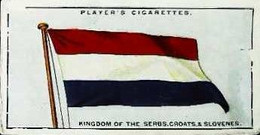 ► FLAG Of The LEAGUE Of NATIONS - Kingdom Of The Serbs   - Image Chromo JOHN PLAYERS & SONS  Imperial Tobacco - Wills