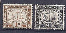 210039639  HONG KONG .  YVERT  TAXE  Nº  1/11  USED/MH (SIN GOMA) - Postage Due