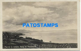164511 SWITZERLAND CAMP DE VAUMARCUS VIEW PARTIAL CIRCULATED TO ARGENTINA POSTAL POSTCARD - Vaumarcus