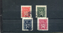 Tchécoslovaquie 1947 Yt 8-10 12 - Official Stamps