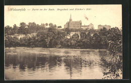 AK Weissenfels, Partie An Der Saale, Bergschule Und Blücher`s Höh` - Weissenfels