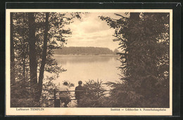 AK Templin, Seeblick, Lübbe-See B. Posterholungsheim - Templin