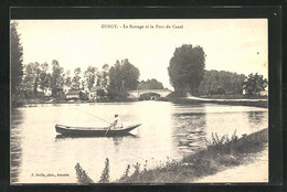 CPA Gurgy, Le Barrage Et Le Pont Du Canal - Gurgy