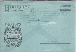 GOBIERNO CIVIL 1972 - Franquicia Postal