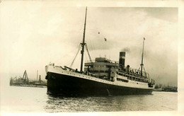 KÖNIG FRIEDRICH Devenu ALESIA * Carte Photo * Bateau Cargo Paquebot Commerce Marine Marchande ? Compagnie Fabre Line - Handel