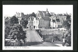 AK Herborn, Hotel Zum Ritter, Auf Der Dillbrücke - Herborn