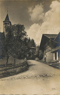 Real Photo Brienz Kirche Eglise  Envoi à Courbevoie - Brienz