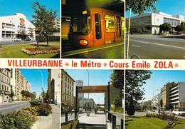 69 - Villeurbanne - Le Métro "Cours Emile Zola" - Multivues - Villeurbanne