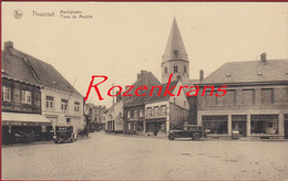 Torhout Thourout Marktplaats Cafe IN DE MEIBOOM Place Du Marche ZELDZAAM Geanimeerd Oldtimer  (In Zeer Goede Staat) - Torhout