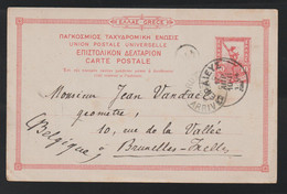 Grèce - Entier Postal De 1904 Vers La Belgique - Lettres & Documents