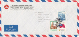 Taiwan Air Mail Cover Sent To Sweden 3-10-1980 - Briefe U. Dokumente