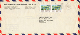 Taiwan Air Mail Cover Sent To Sweden 24-9-1980 - Luftpost